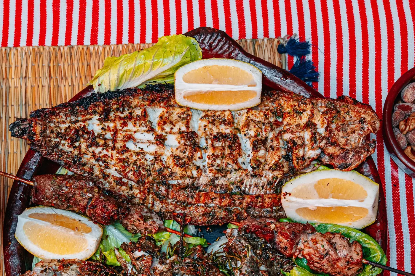 Poisson du jour grillé