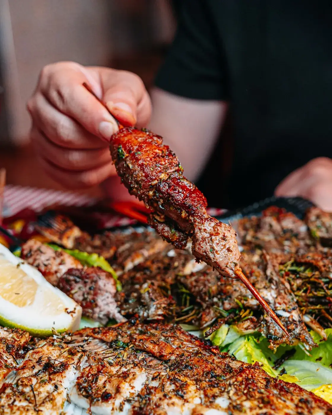 Brochette de thon